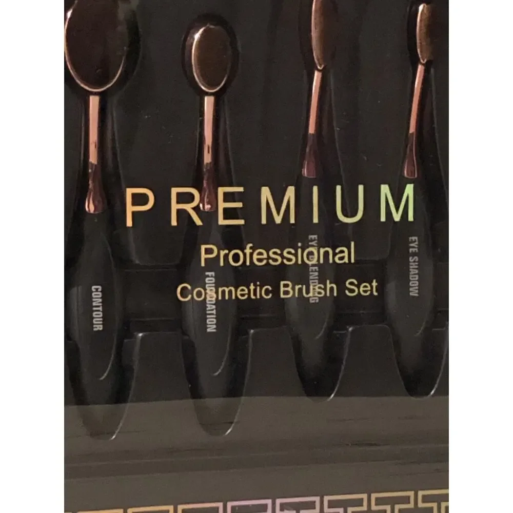 NEW Cosmetic Makeup Brushes 6 Premium Oval Blending Contouring Brushs